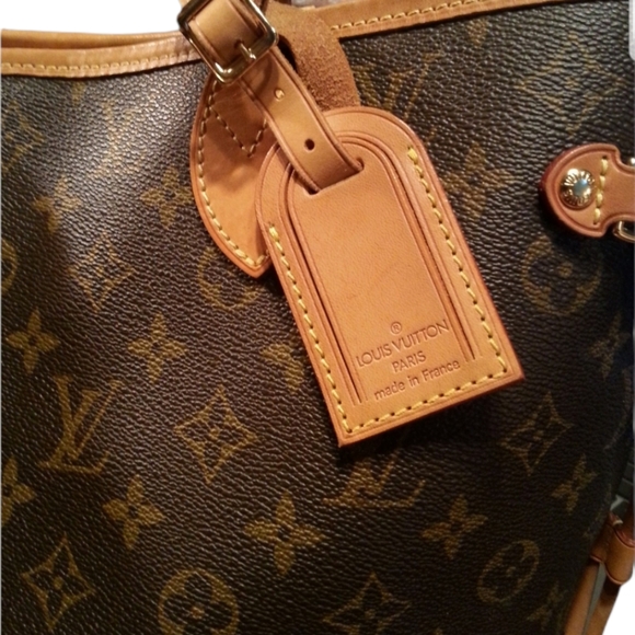 LOUIS VUITTON Vachetta leather luggage tag France - Picture 13 of 13